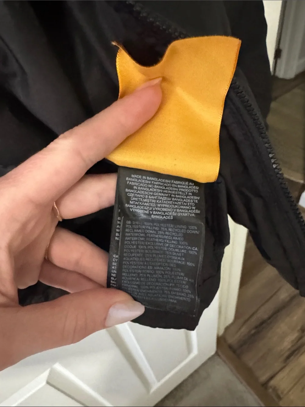 The North Face insulated quilted