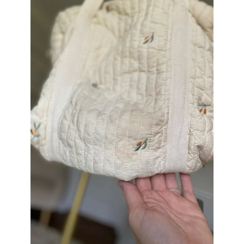quilted embroidered