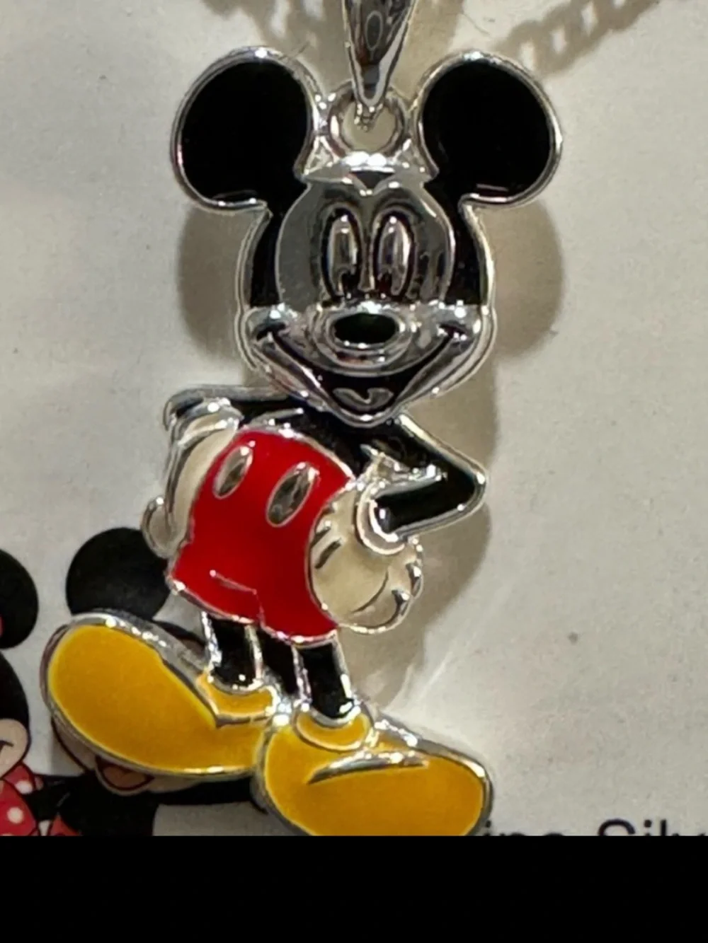 Disney necklace mickey