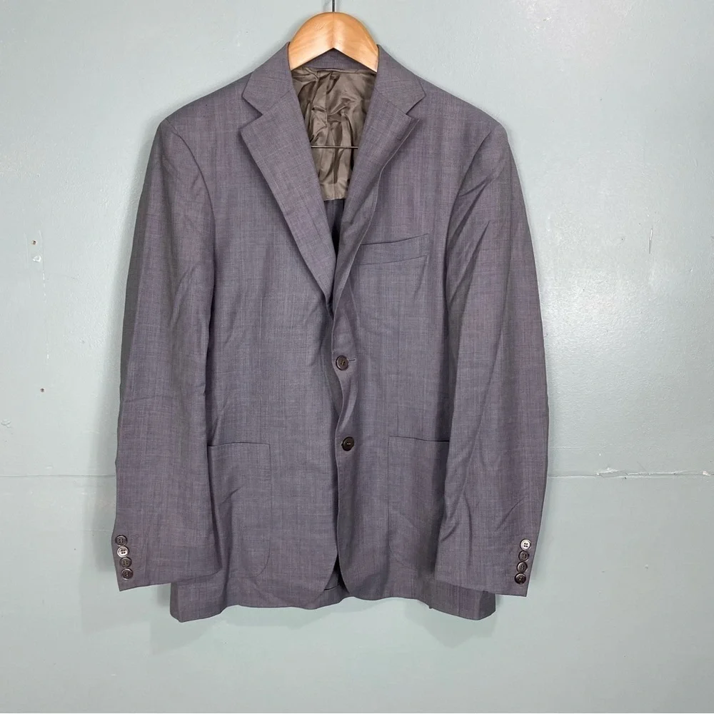 Canali Gray Kai Travel Blazer Sz IT‎ 48 , US 38