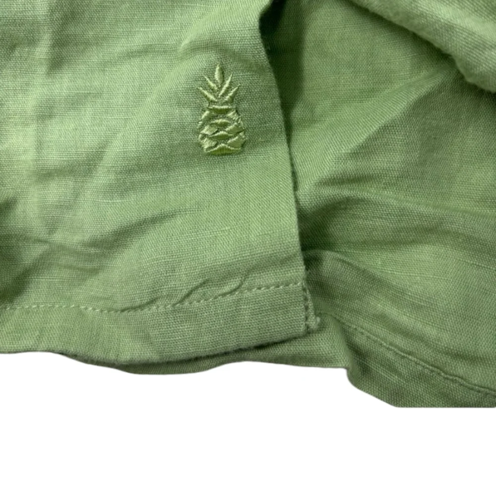 NWT Chubbies The Green Lagoon Linen Sunday Shirt Size M
