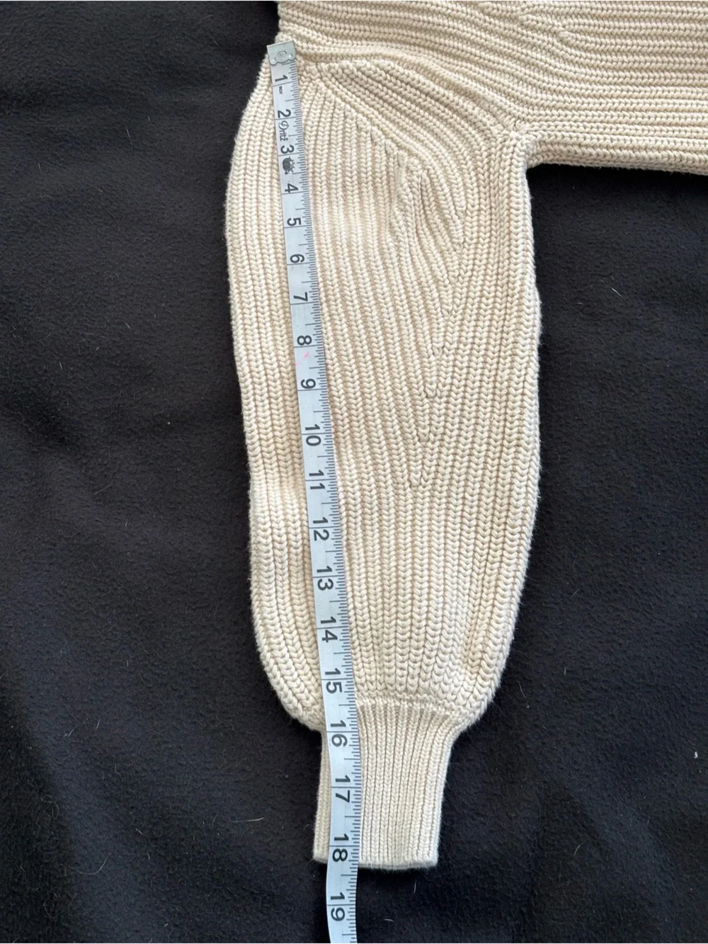 GAP cream chunky knit crewneck pullover sweater sz XS | preppy cottagecore layer