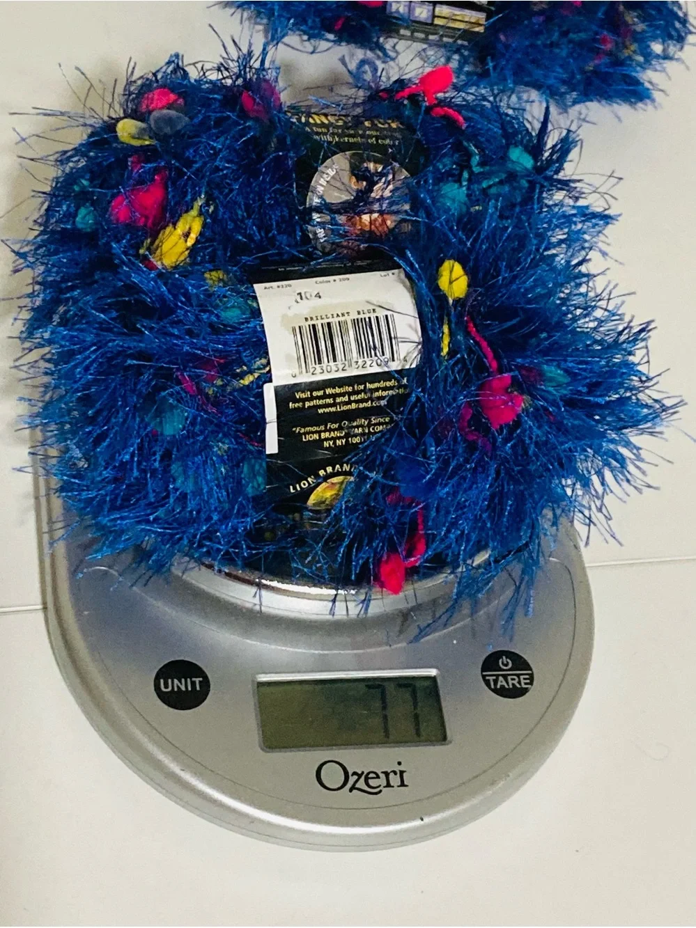 Lion Brand Yarn improve yarn teal