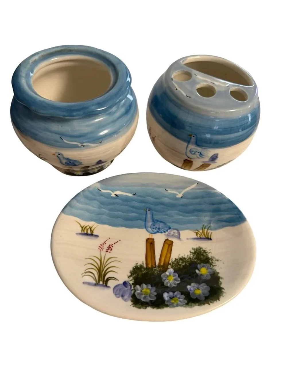 Vintage coastal ceramic