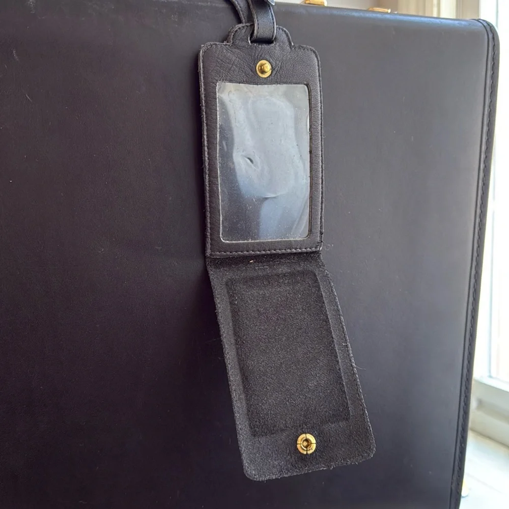 ULTRA RARE! Coach Vintage Classic Legacy Hardshell Briefcase in Black Leather