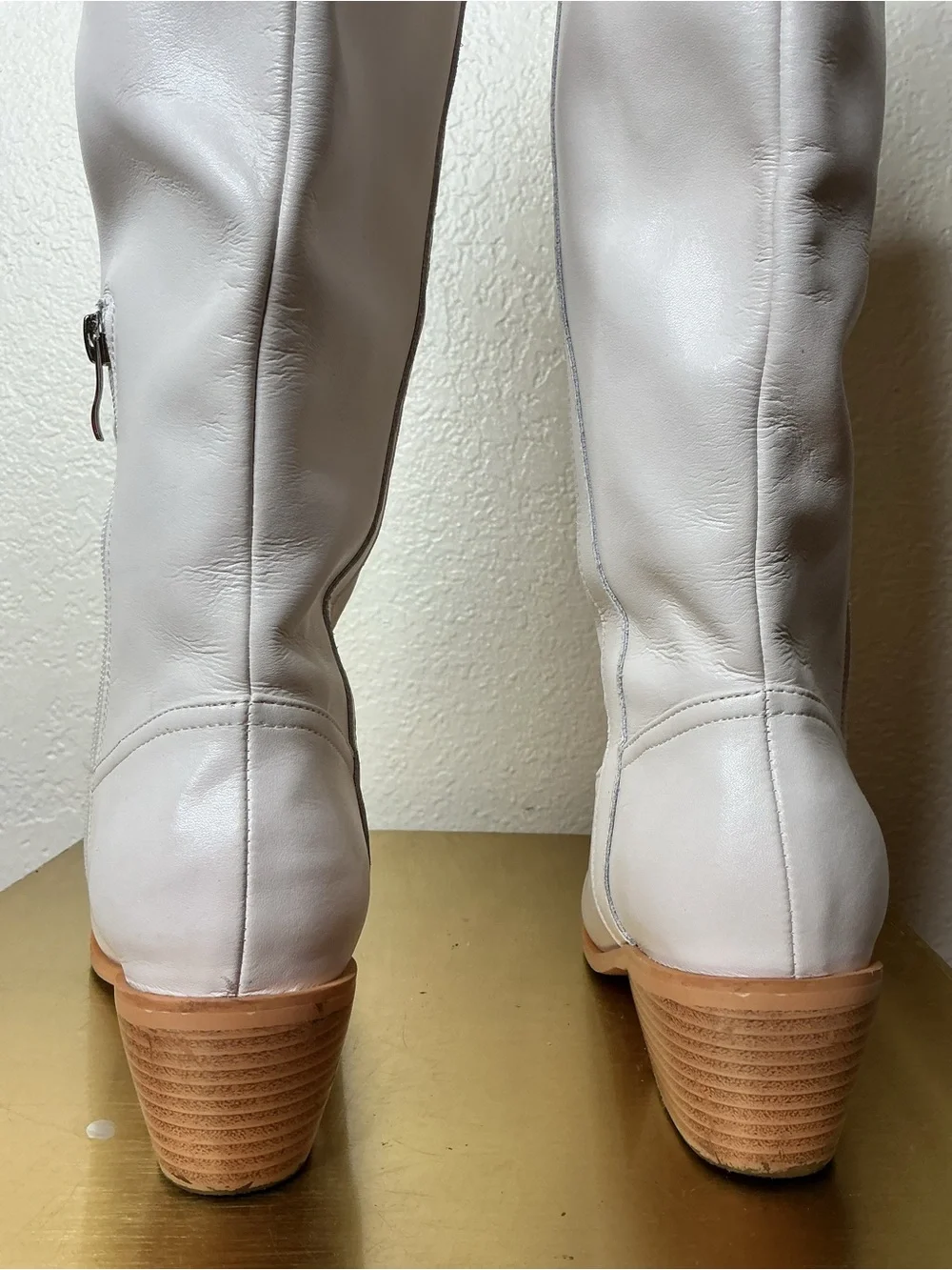 white leather classic white