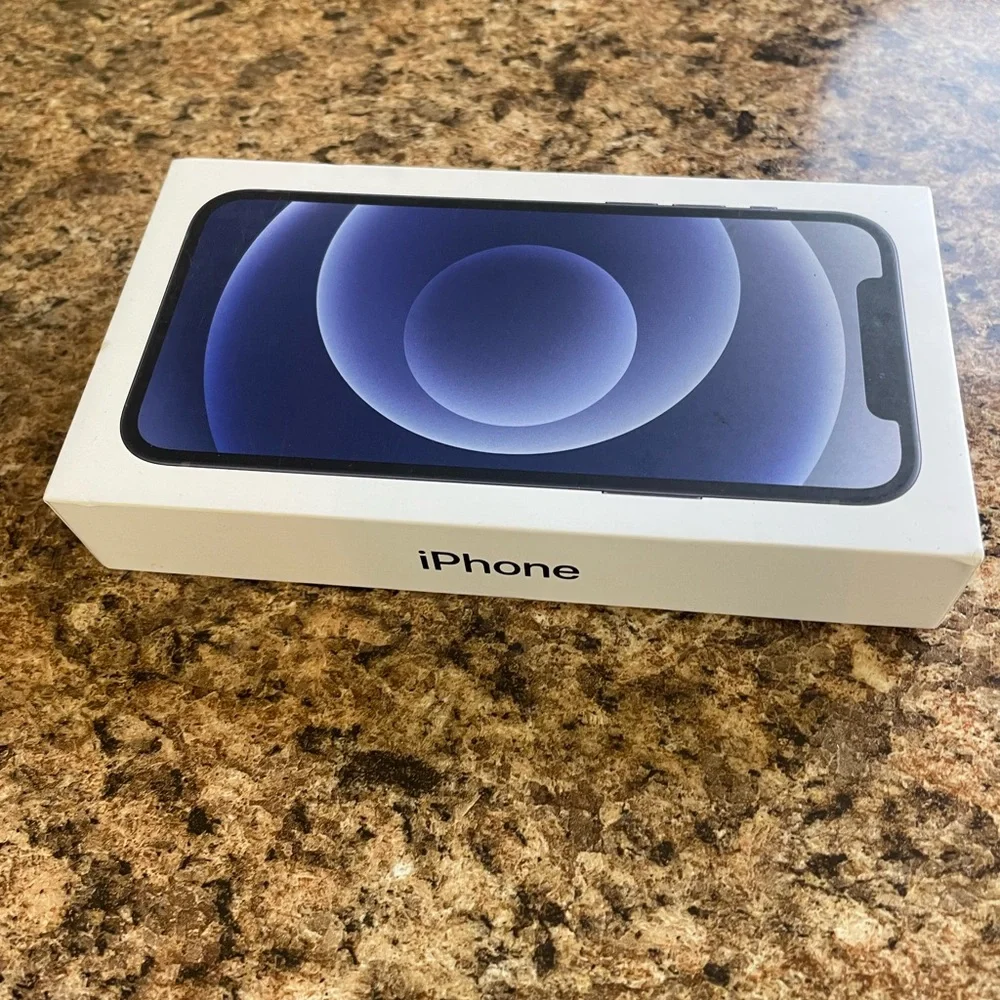 Sleek Smartphone‎ with Black empty box