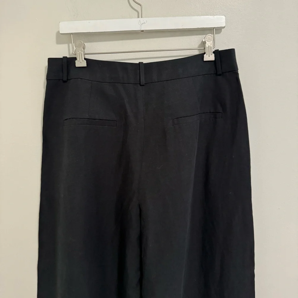 Banana Republic Black Long Straight Leg Trousers