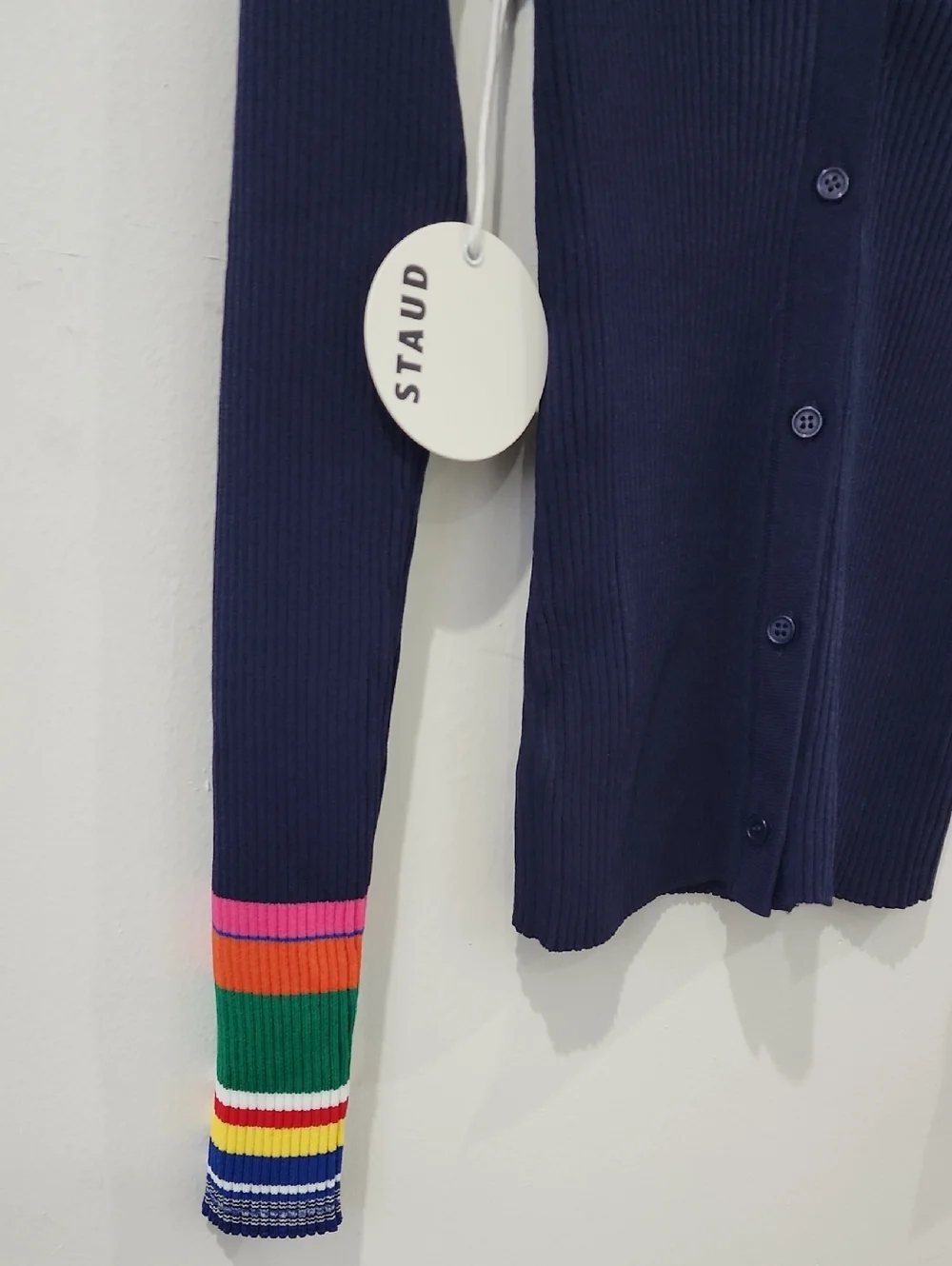Staud Cargo Sweater - Navy Multi