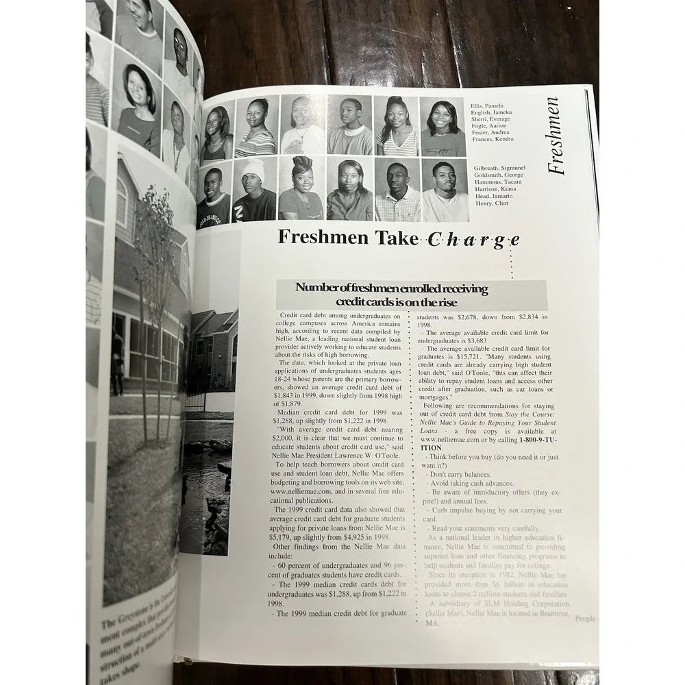 N/A opened yearbook