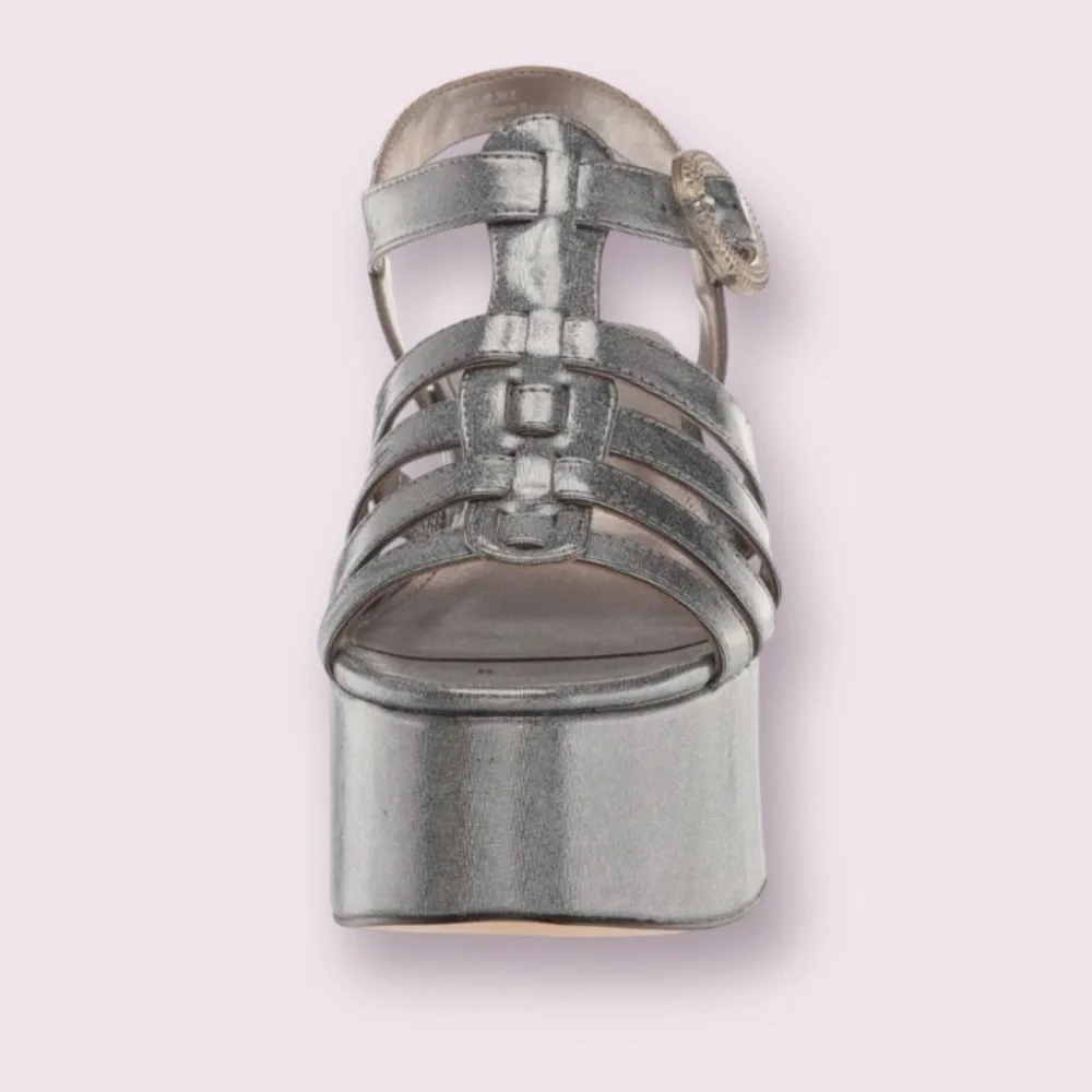 Circus NY by Sam Edelman Golda Platform Wedge Sandal in Iridescent Black