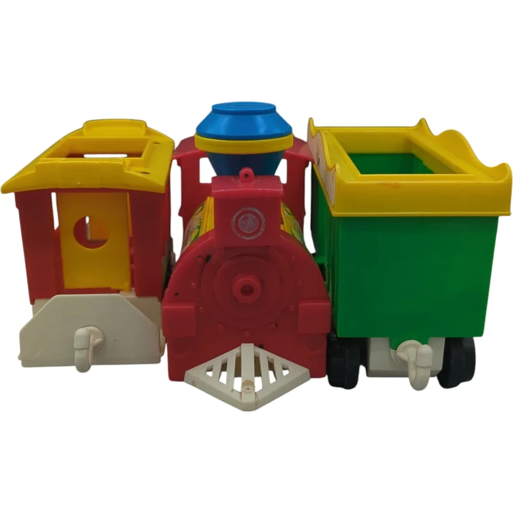 Vintage Fisher Price 1971 Circus Train 991‎ Little People 3 Pieces