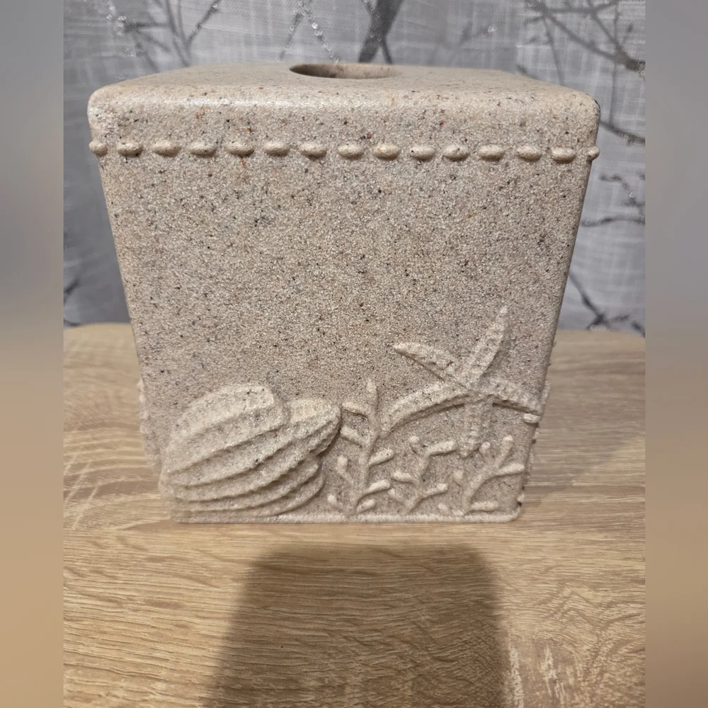 Elegant Beach Seashell Tissue Box Cover‎