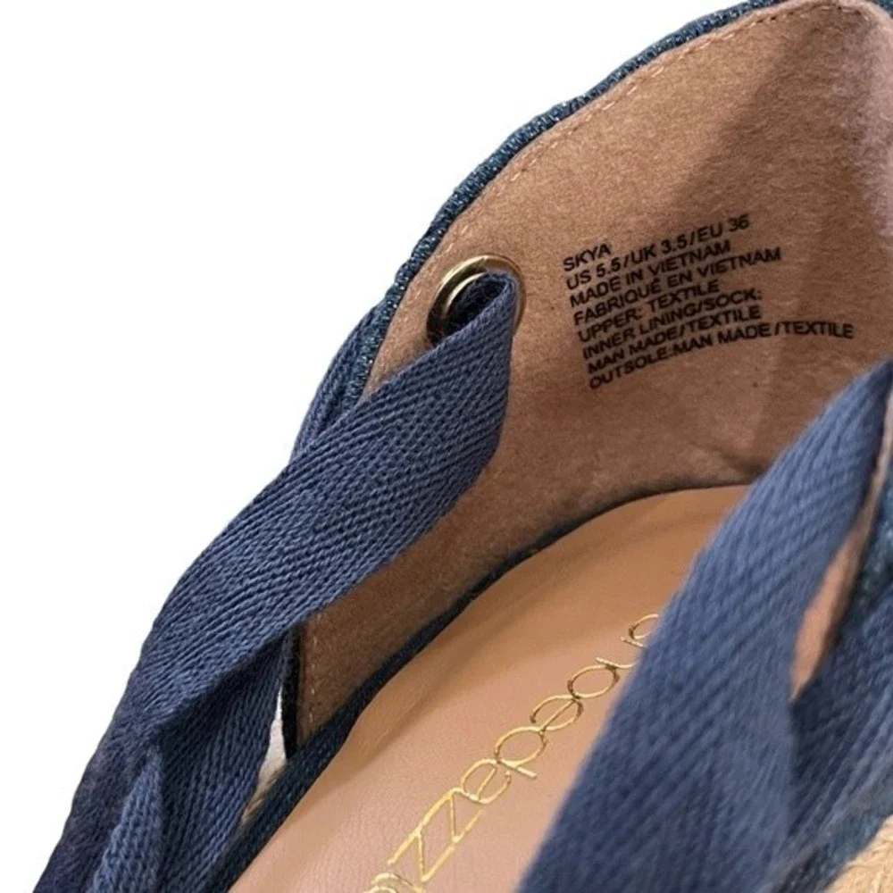 Shoe Dazzle espadrille wedge