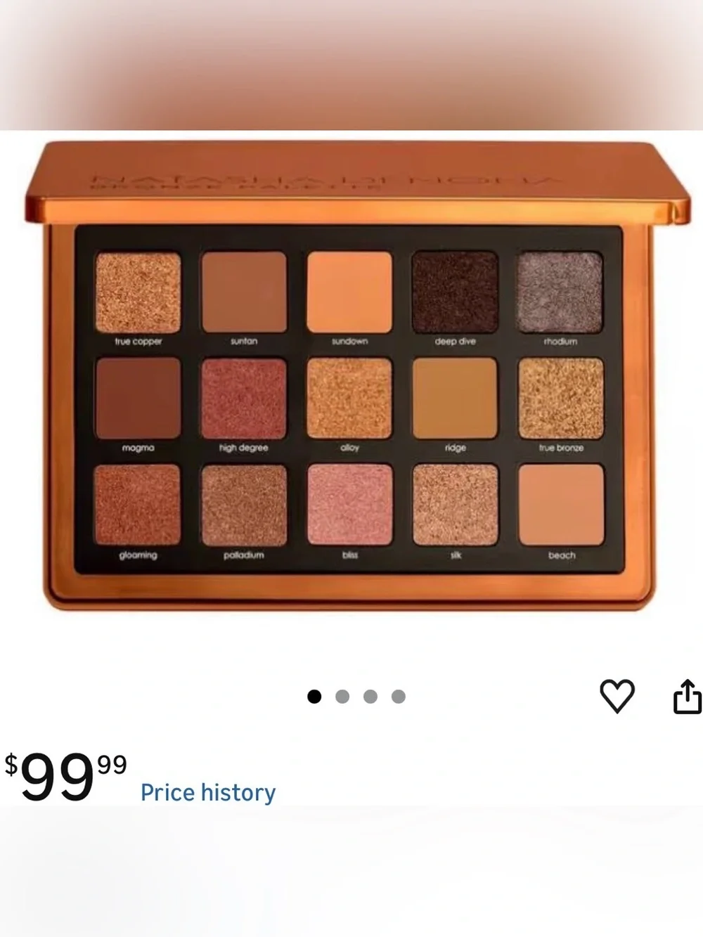 Natasha Denona Bronze Eyeshadow Palette - NIB - HOST PICK