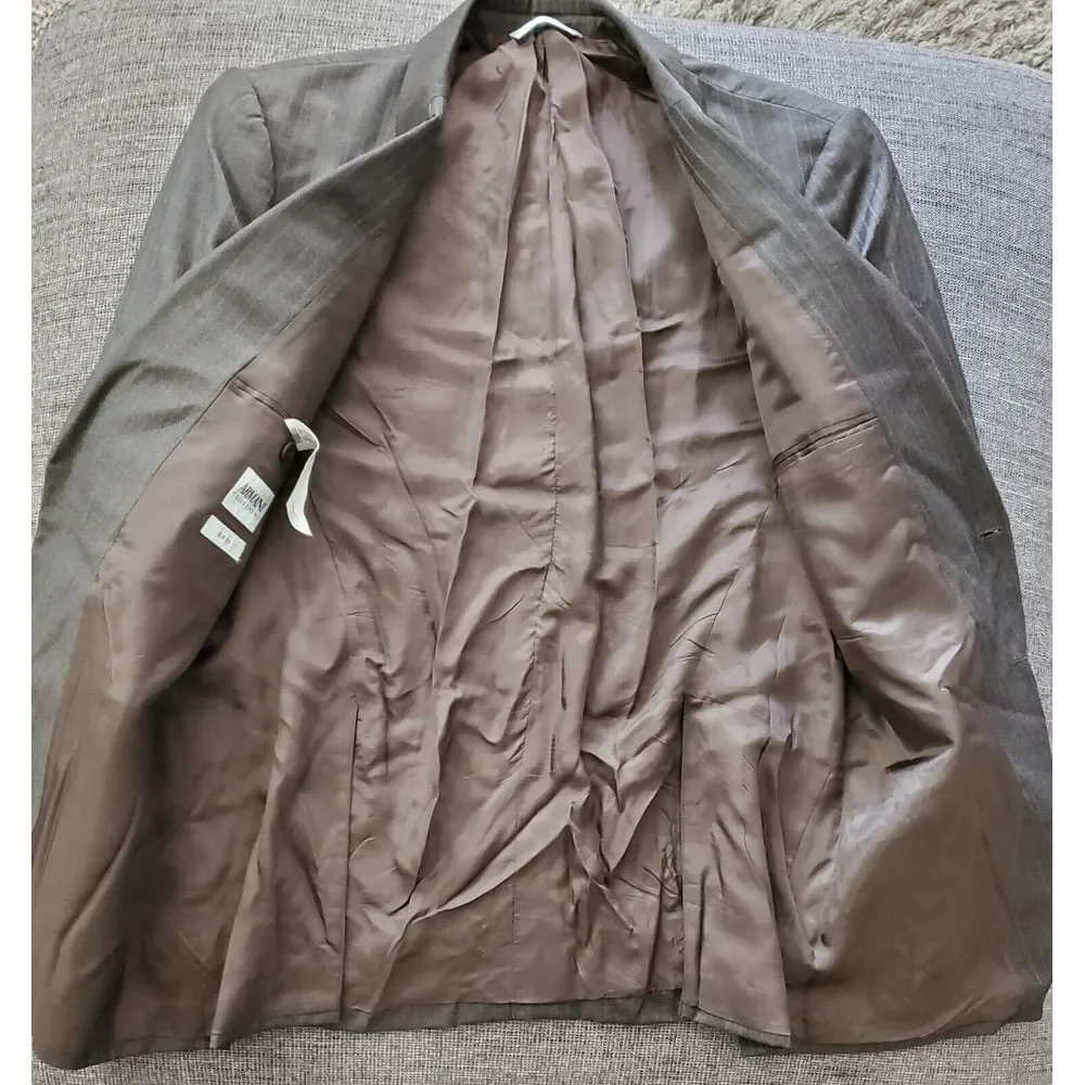 Armani Collezioni material breasted button