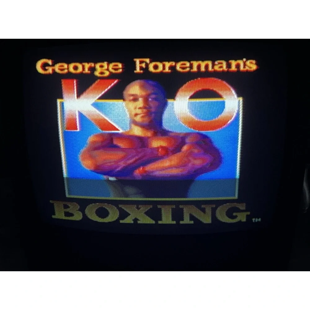 George Foreman's KO Boxing Super Nintendo Entertainment System 1993 Tested Works