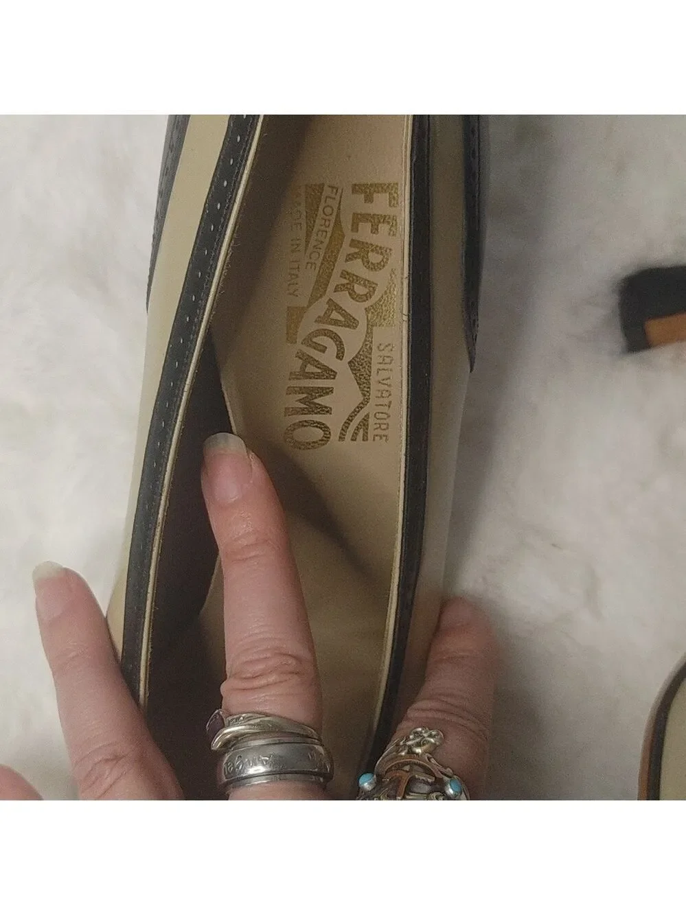 Salvatore Ferragamo heel will