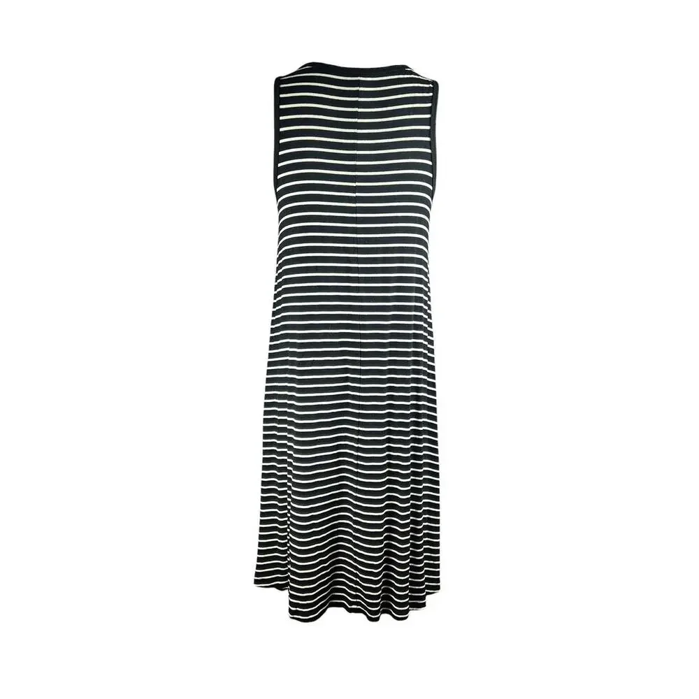 sleeveless striped