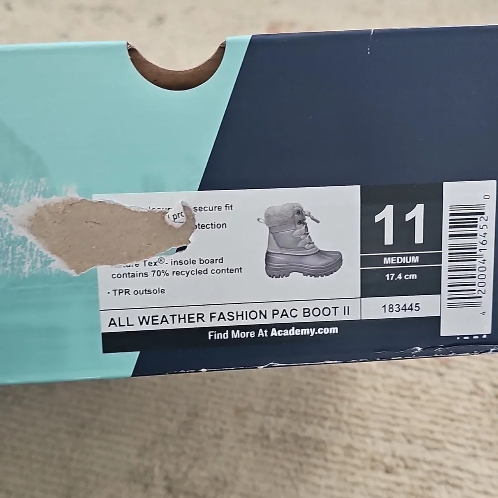 Magellan Outdoors Toddler Girls‎ Rain Snow Boots Size 11