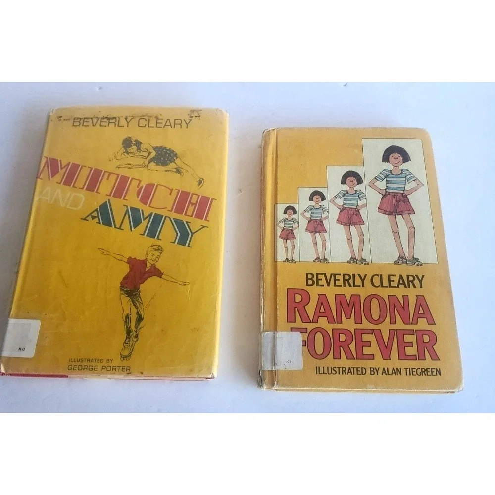 VTG‎ Mitch and Amy Beverly Cleary 1967 1st Ed HC DJ Ramona Forever Lot 2 Readers