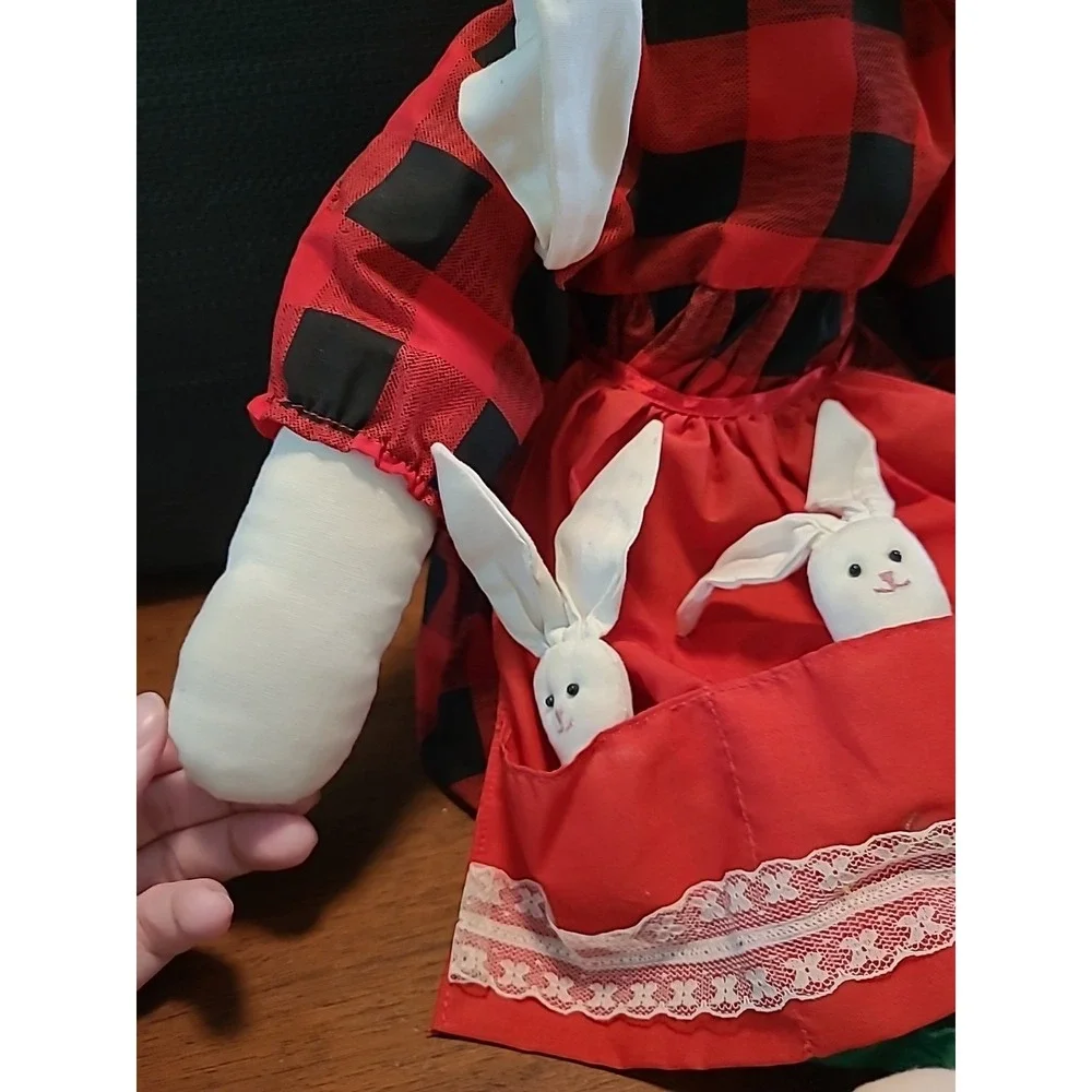 Kurt Adler 1991 Bunny Rabbit‎ Mom & Babies Plush 21