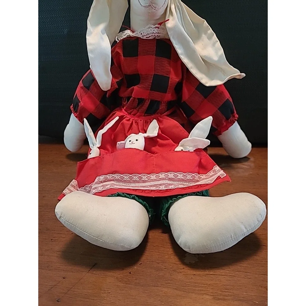 Kurt Adler 1991 Bunny Rabbit‎ Mom & Babies Plush 21