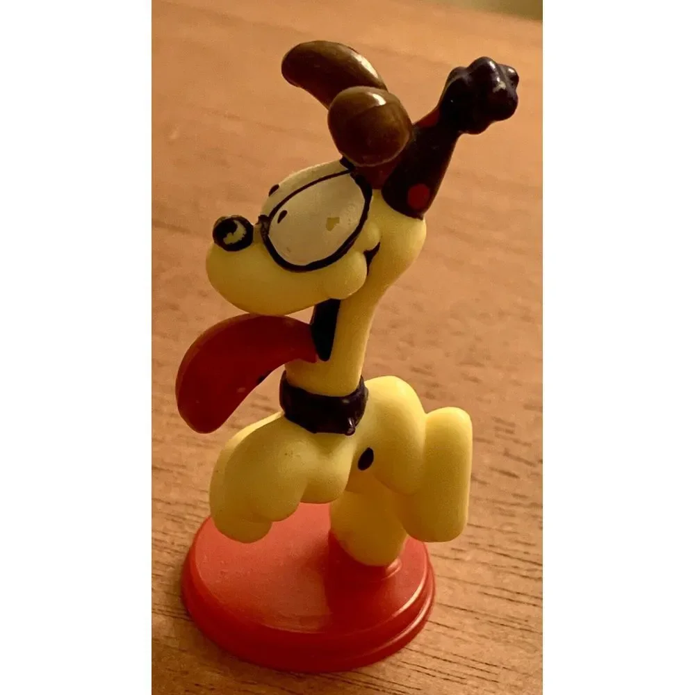 Vintage Garfield‎ Odie Plastic Figure/ Cake Topper 2