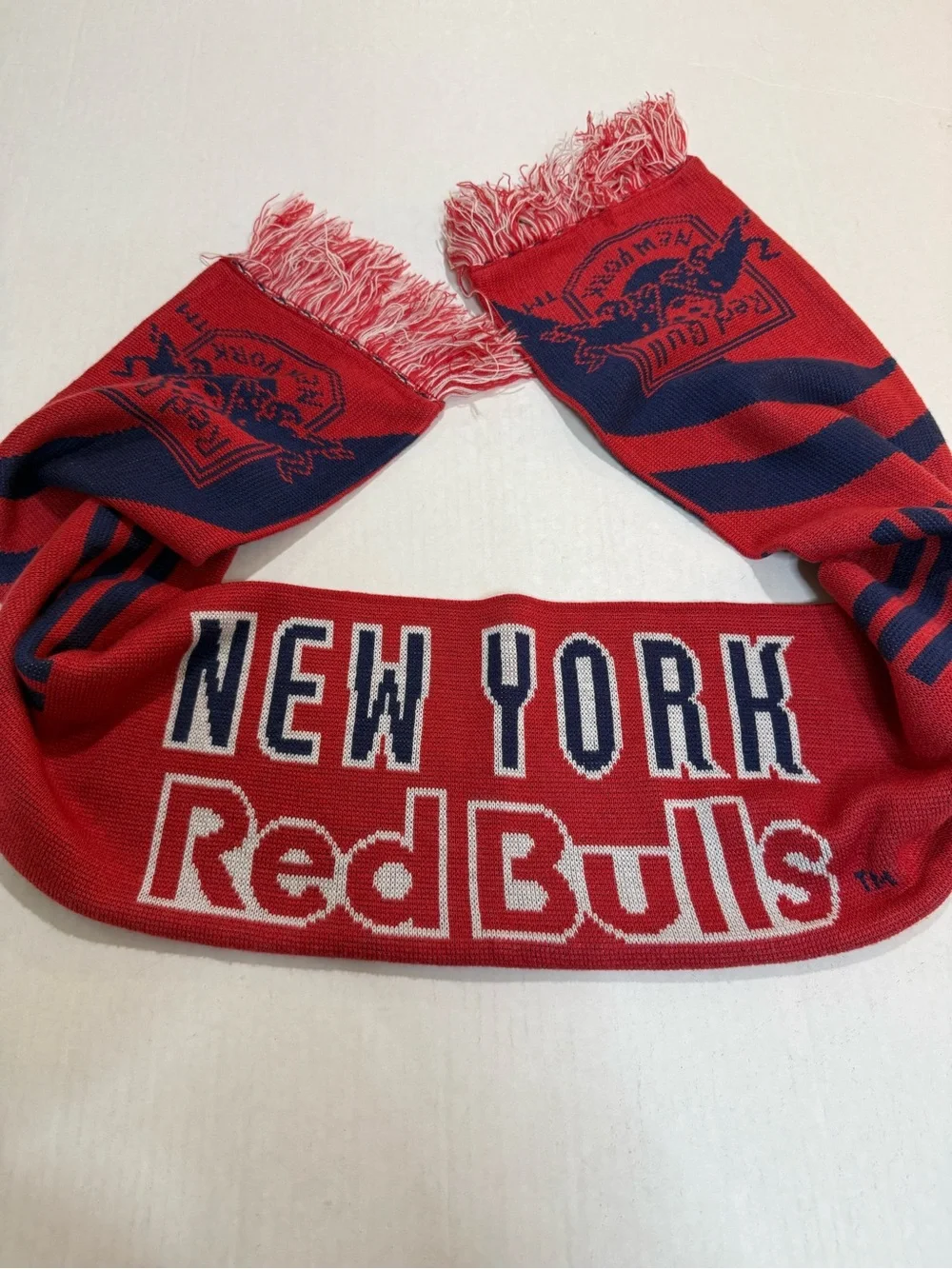 Adidas Reversible New York Red Bulls Red Fan Scarf Adult Unisex World Cup Retro