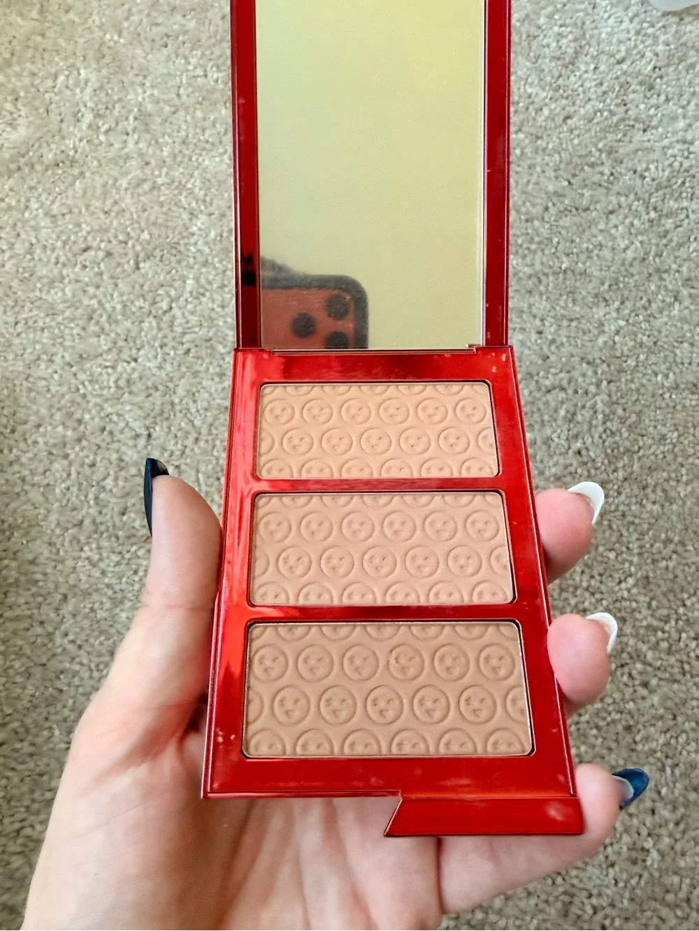 ONE/SIZE shiny red
