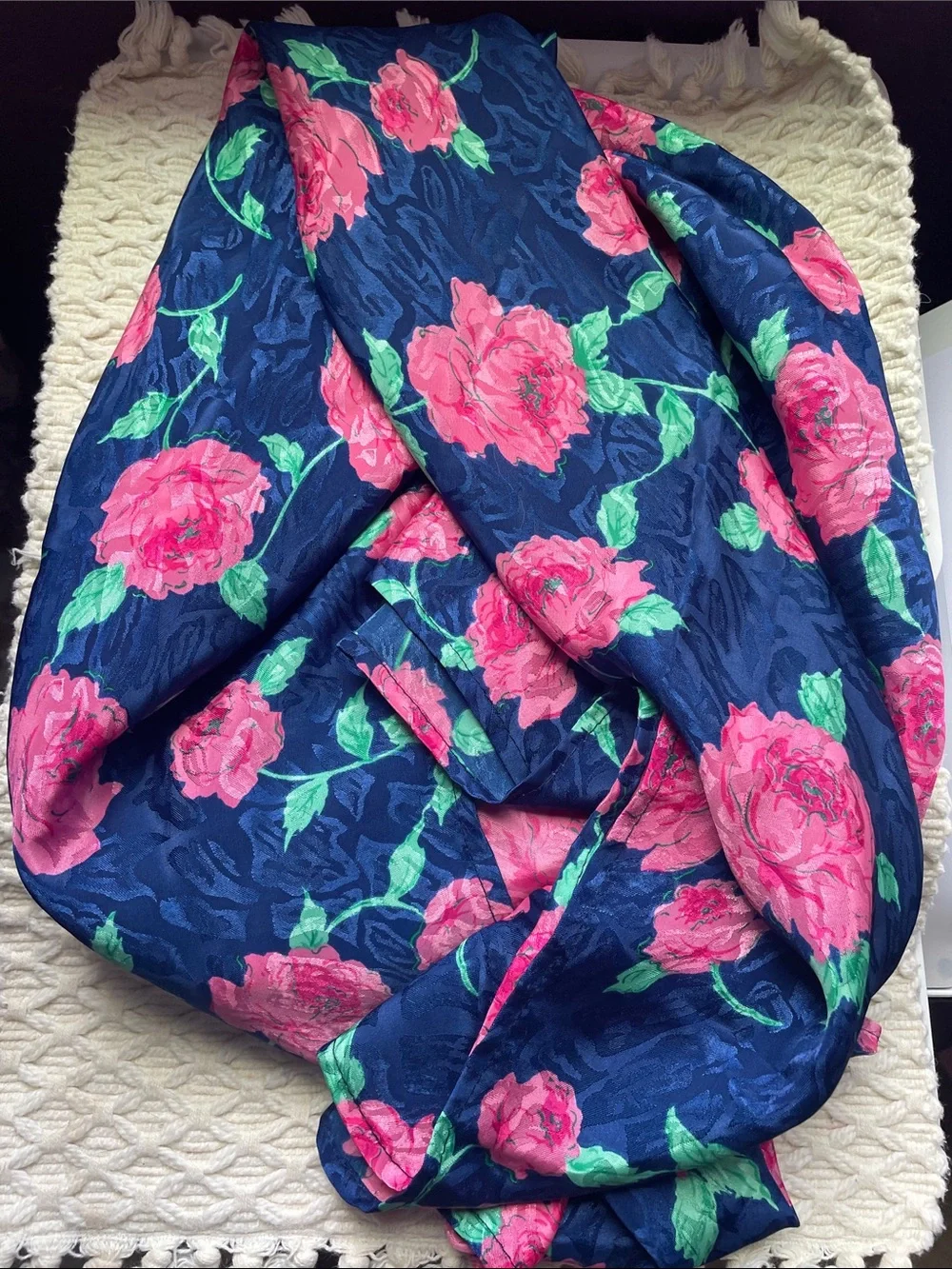 Vintage lightweight silk