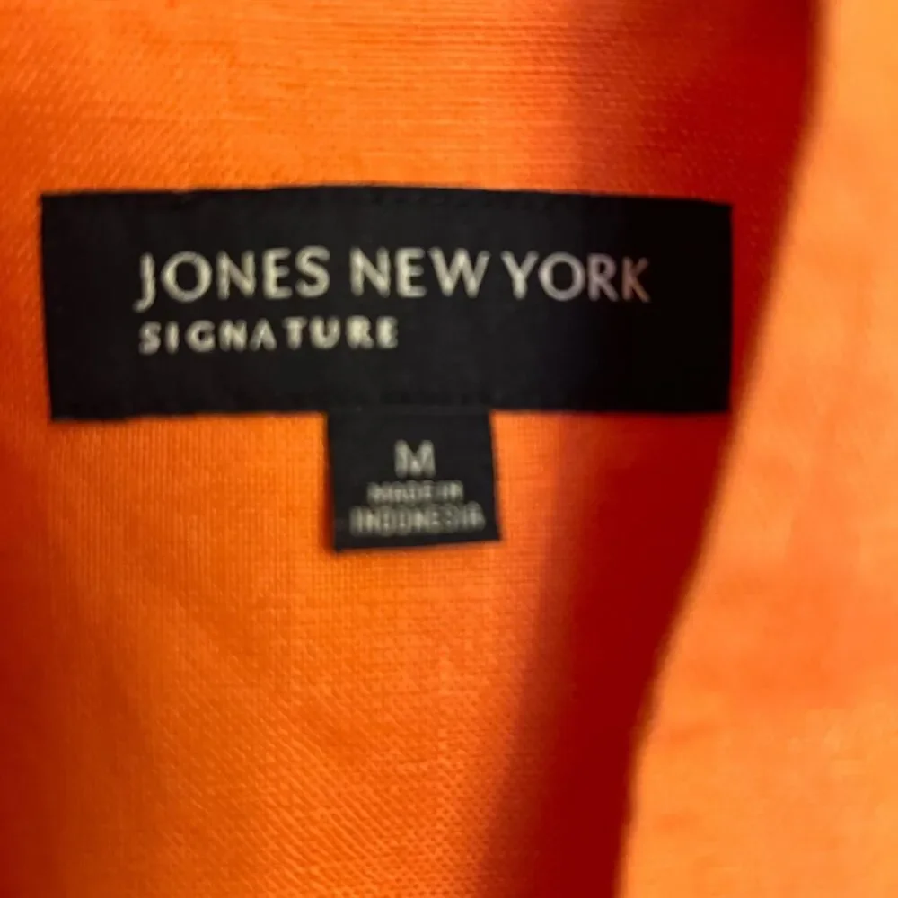 Jones New York orange linen