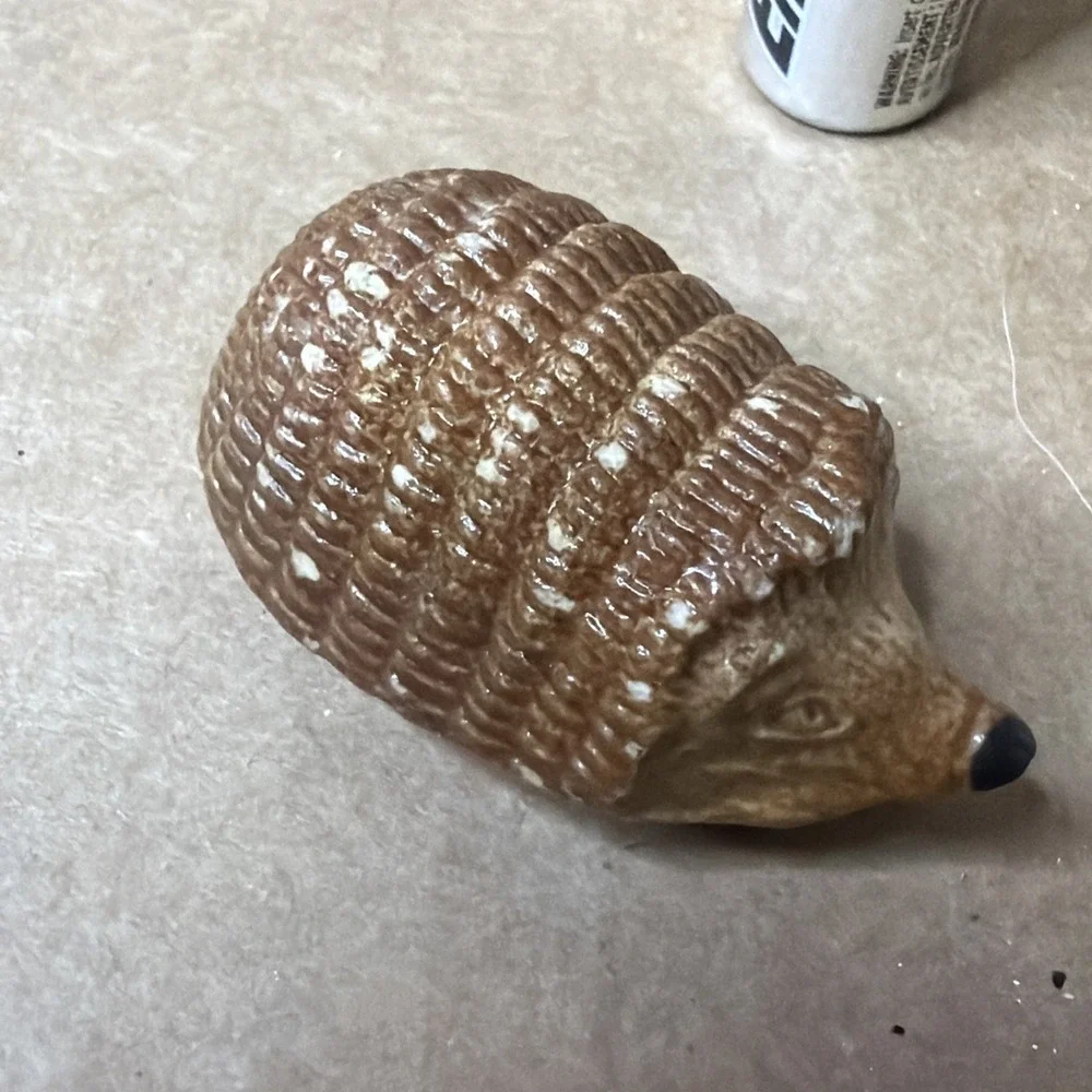 Wade Whimsies Hedgehog Figurine England Miniature Porcelain Vintage
