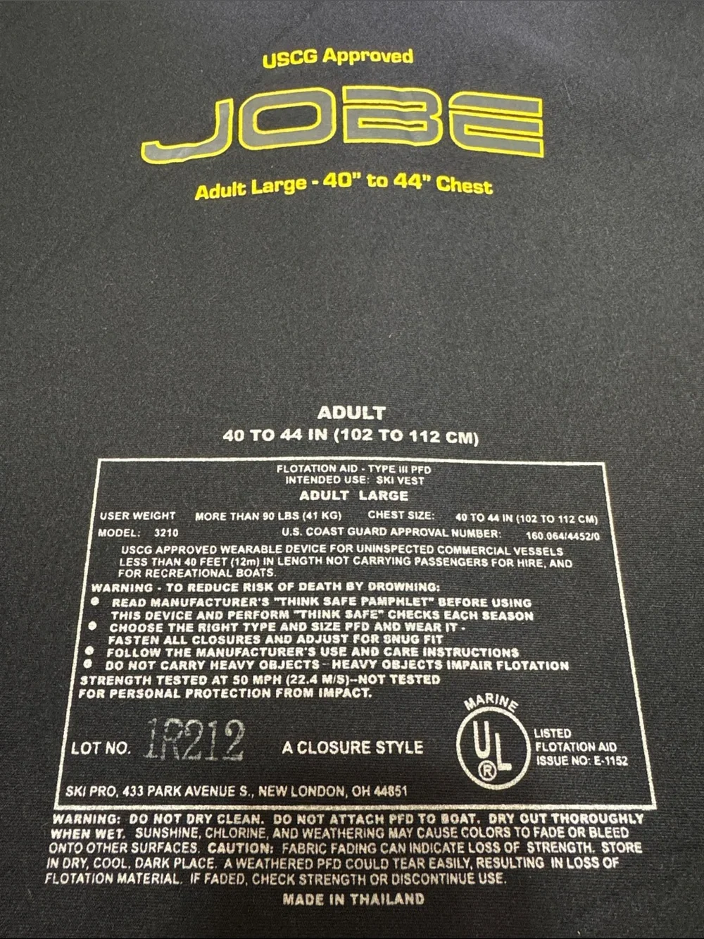 Jobe life water