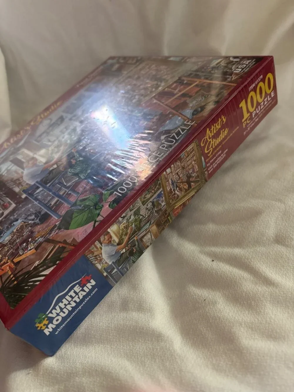 Artists Studio 1000 Piece Puzzle By White Mountain - Large Pieces Made In USA