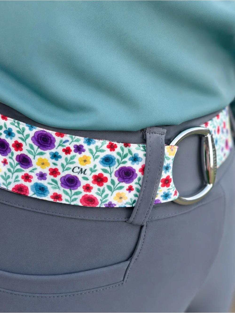 CM equestrian floral sparkle