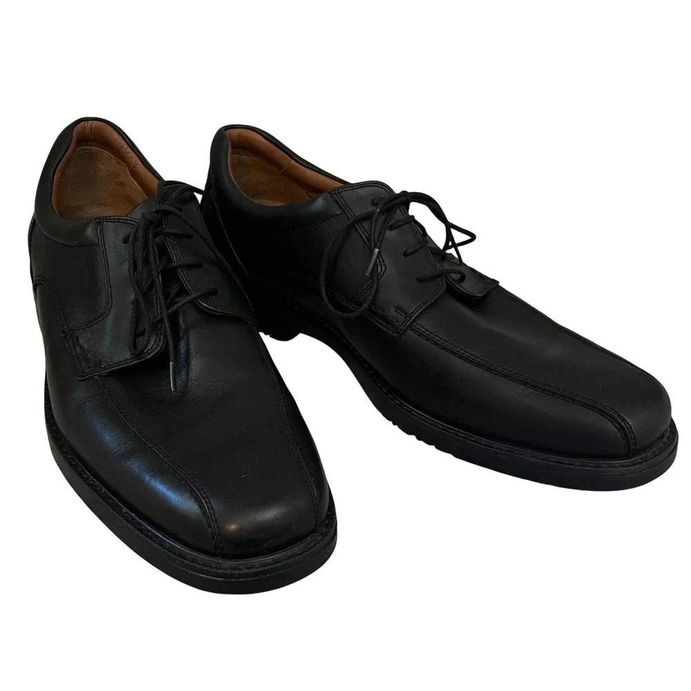 Johnston & Murphy XC4‎ Waterproof Dress Shoes Mens 11M Black Leather 20-8991