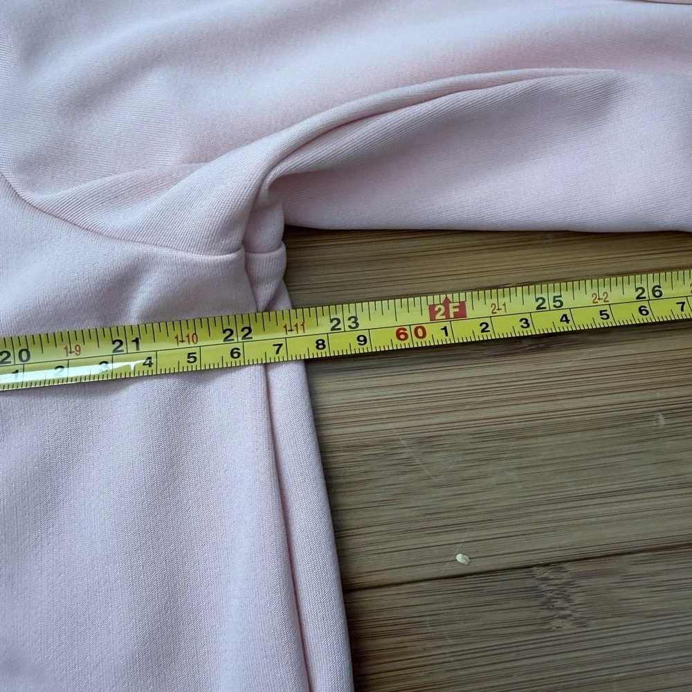Nike Running Dri‎ Fit Shirt Womens XL Pink Long Sleeve Athletic Logo Oversized
