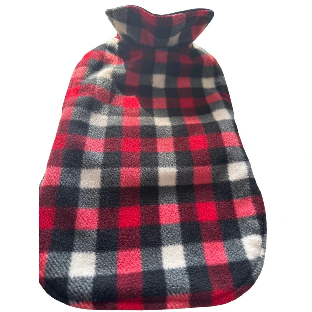 Good 2 Go Dog Reversible Fleece Coat Jacket‎ M/L Classic Red Blacl White Check