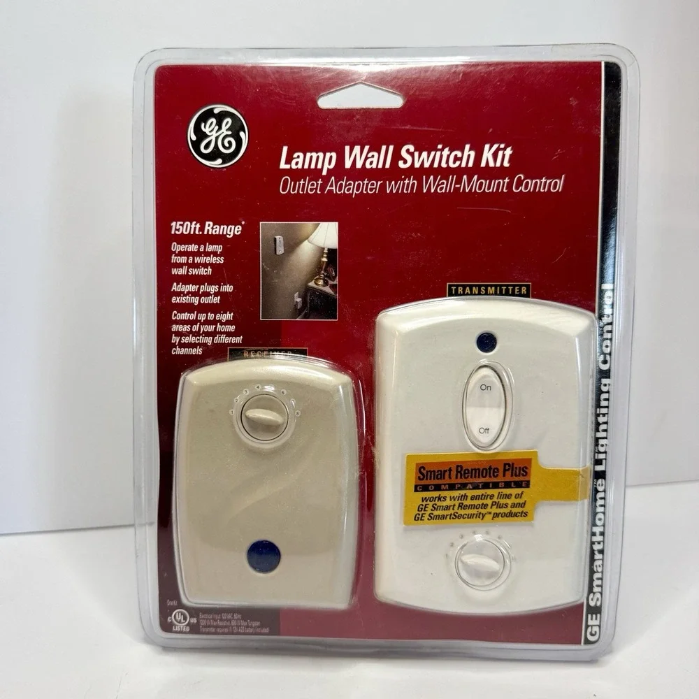 General Electric GE Lamp Wall Switch Kit Wall Mount‎ Control SmartHome Lighting