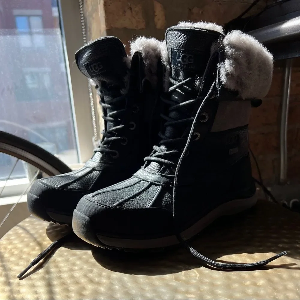 UGG shaft leather system