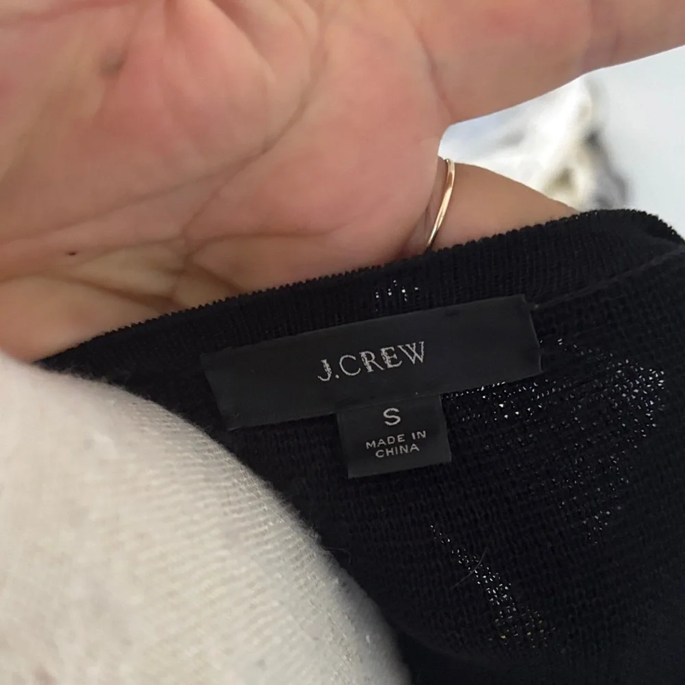 J. Crew Black Trench Cardigan for Women