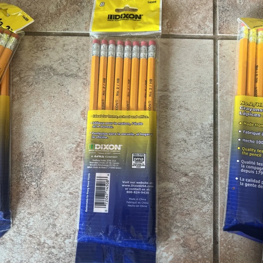 Dixon Ticonderoga No. 2‎ Pencils- 8 Packs Of 8