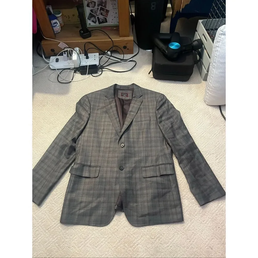 UNTUCKit Men’s 100% Wool Sportscoat