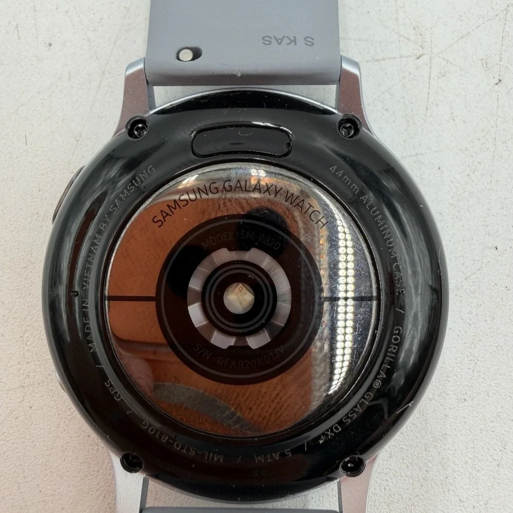 Samsung Galaxy Watch Active 2 SM-R820 44mm Aluminum Case Gray Tested Works
