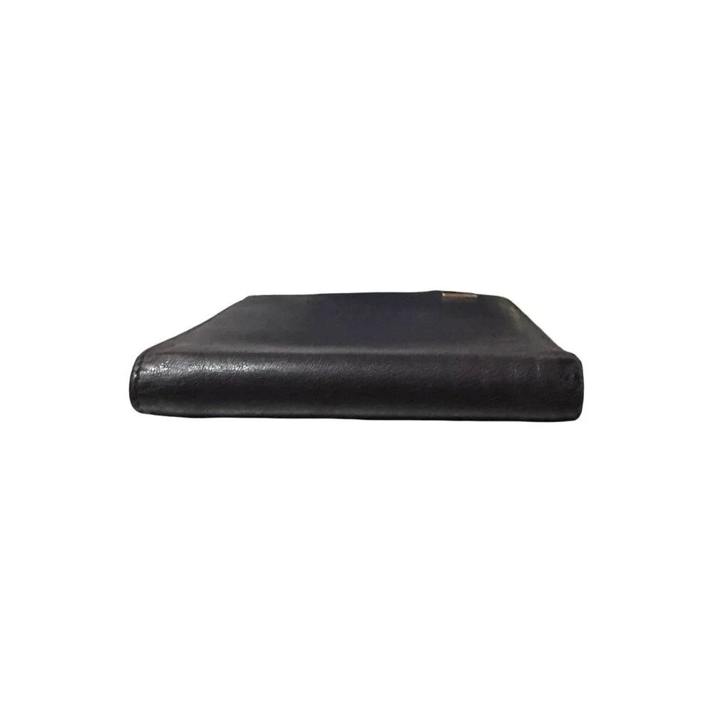 Dunhill black leather