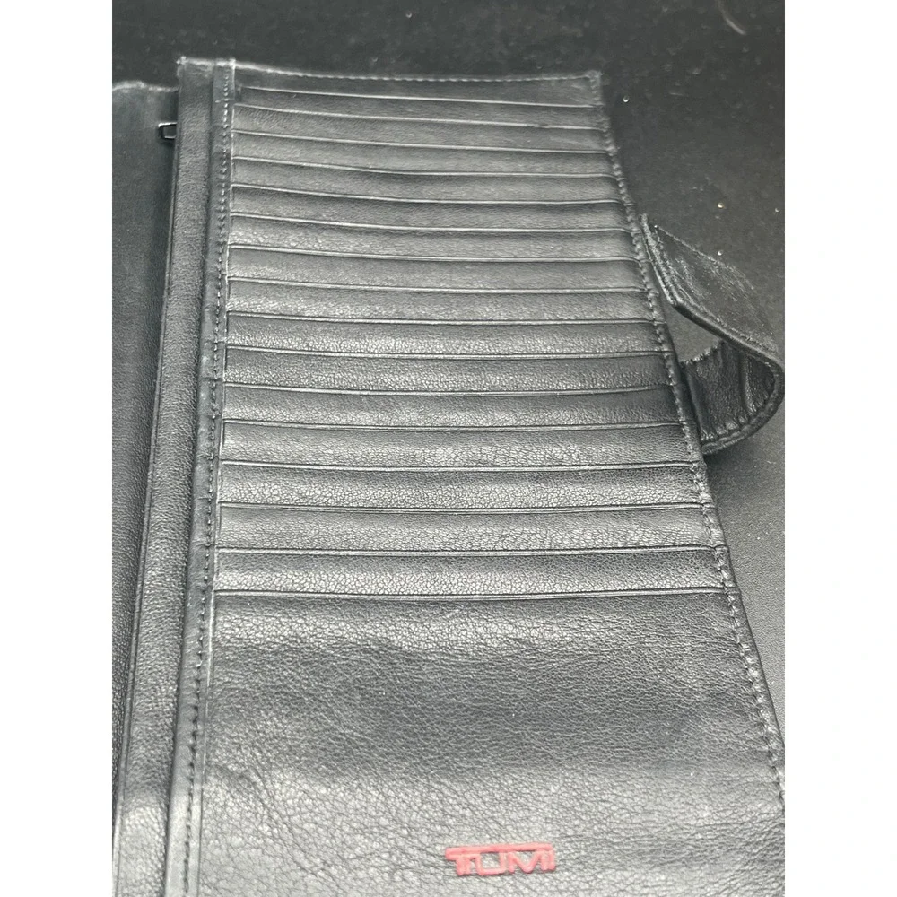 Tumi leather wallet