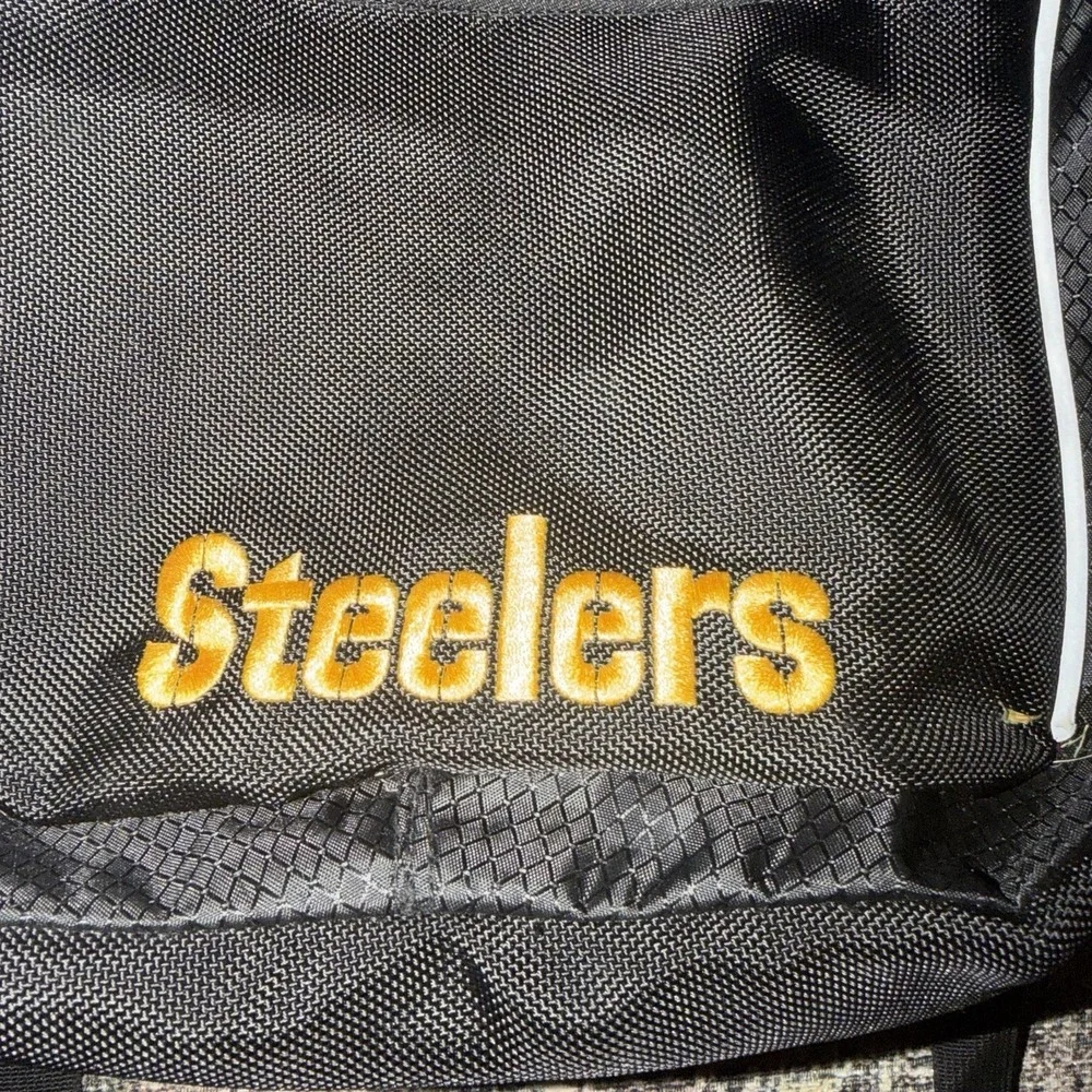 Pittsburgh Steelers NFL Carrier Laptop Backpack Team Logo Embroidered Black