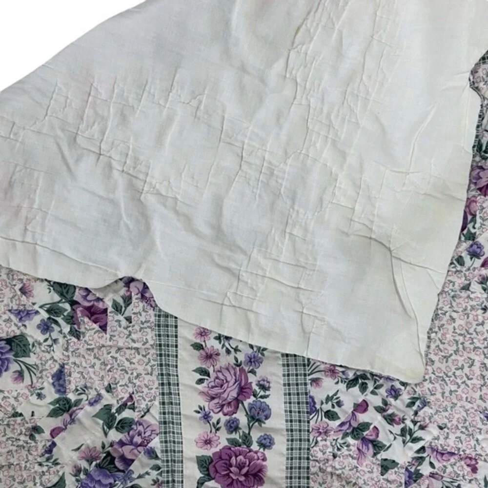Vintage purple green