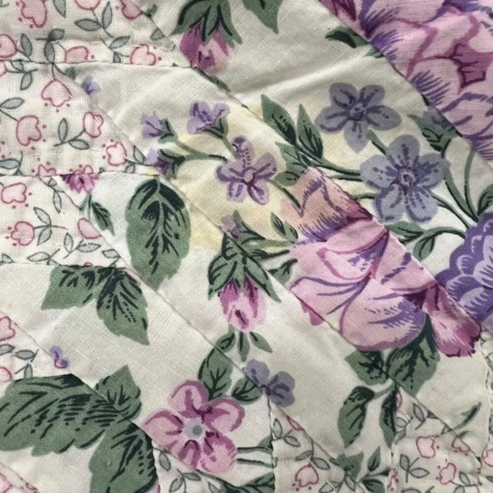 Vintage purple green